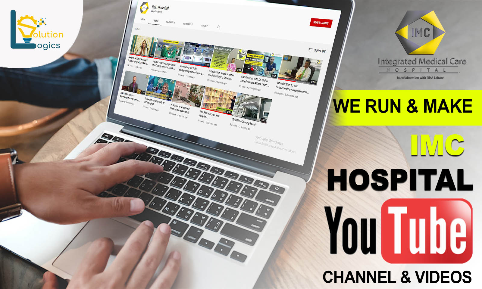 Powerwebsols-IMC Hospital YouTube channel Video Editing