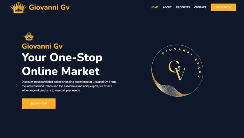 Giovanni GV – Best Website Design Project | Powerwebsols