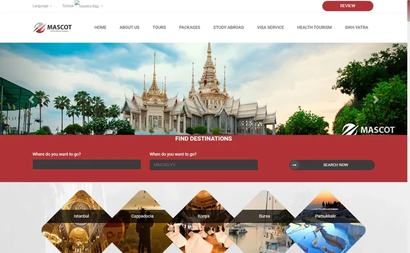 Mascot Tourism  Travingle Project