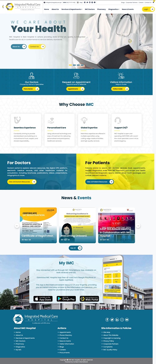 IMC Hospital – Complete Digital Solution for Healthcare Management