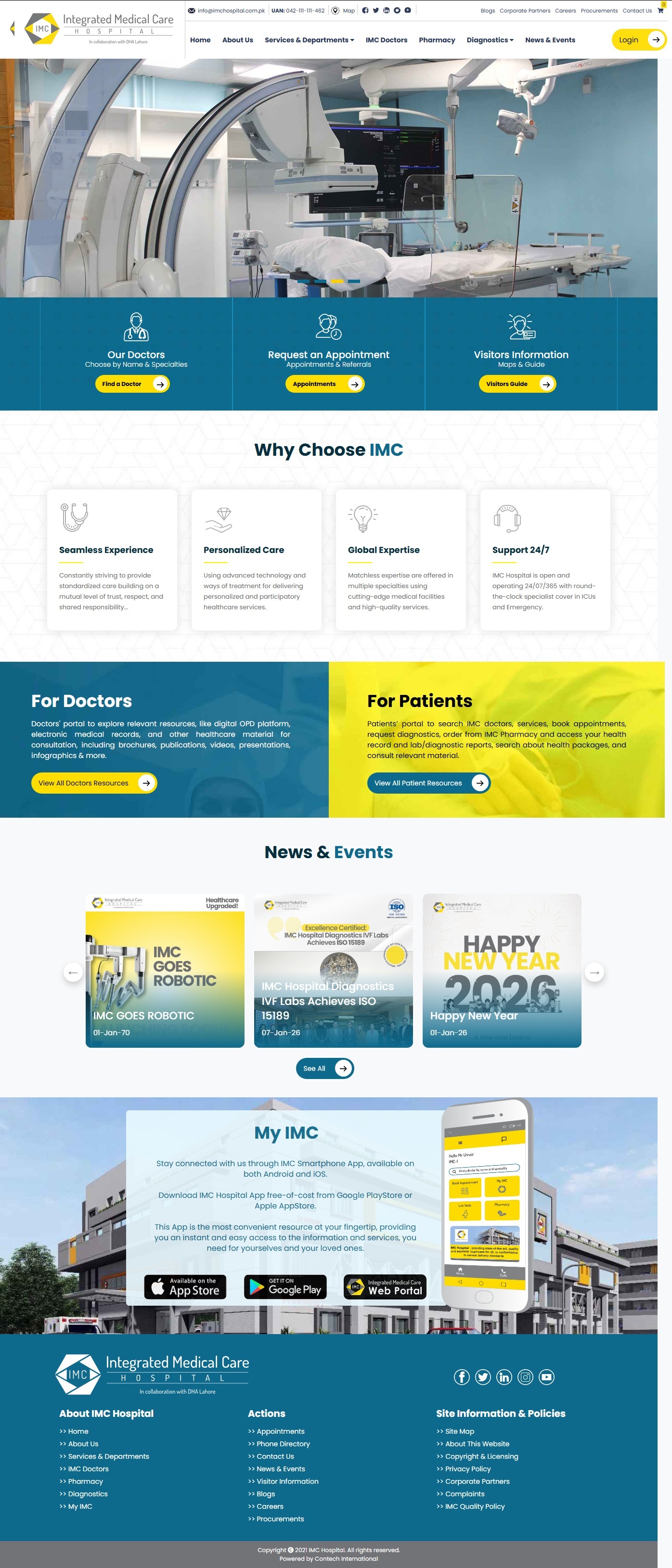 IMC Hospital – Complete Digital Solution for Healthcare Management